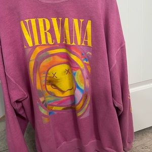 NIRVANA Sweatshirt- Urban Outfitters
